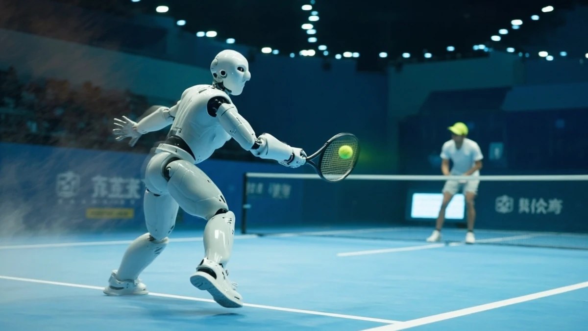 Galbot Vs Zheng Jie: Robot Humanoid Main Tennis Lawan Mantan Bintang Dunia